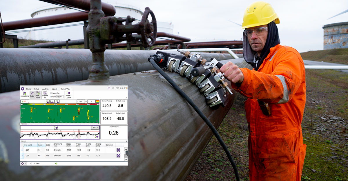 Pipescan HD MFL Pipe inspection system for corrosion detection
