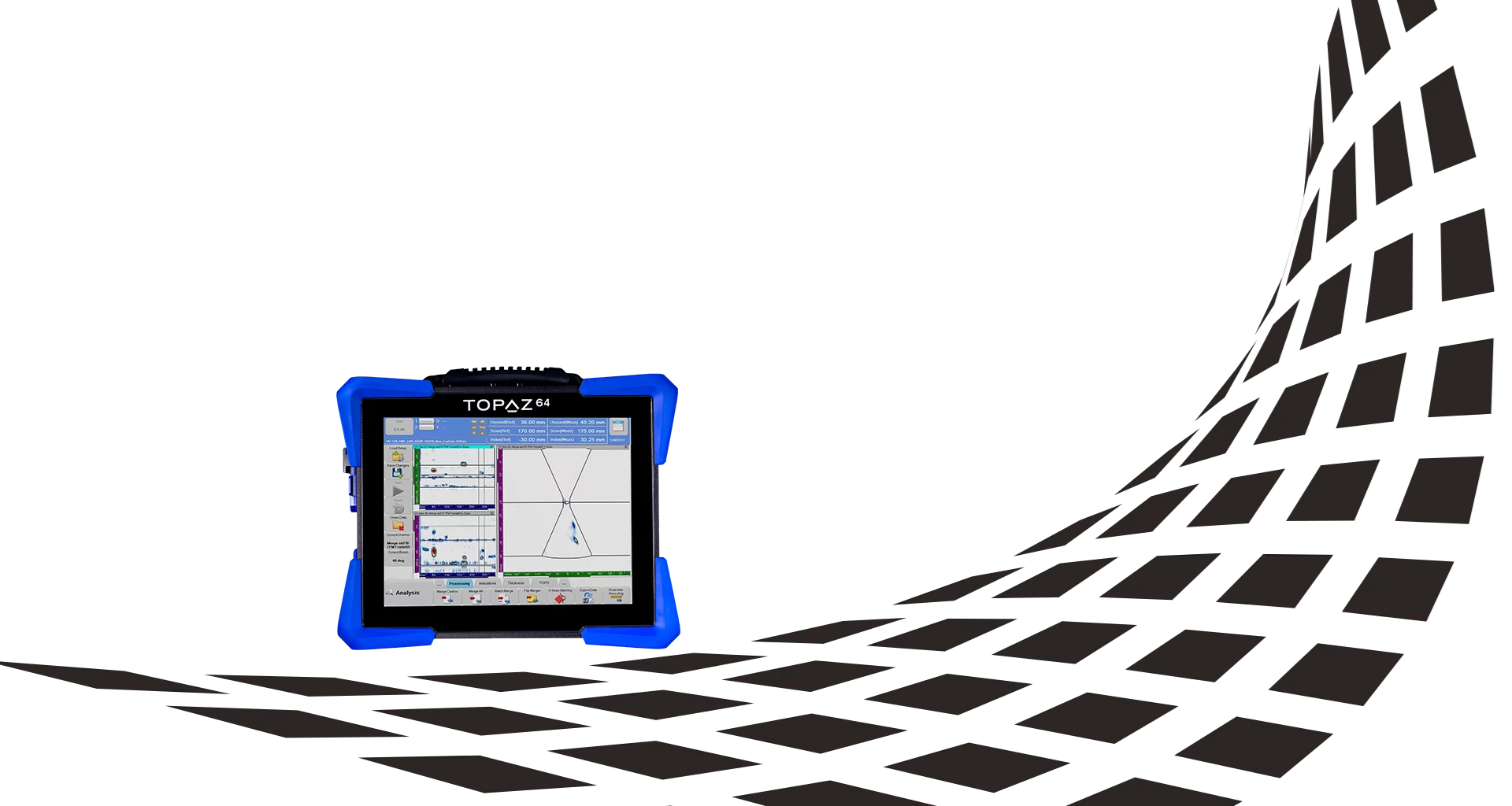 A rare gem: Topaz64 drives your custom NDT solution