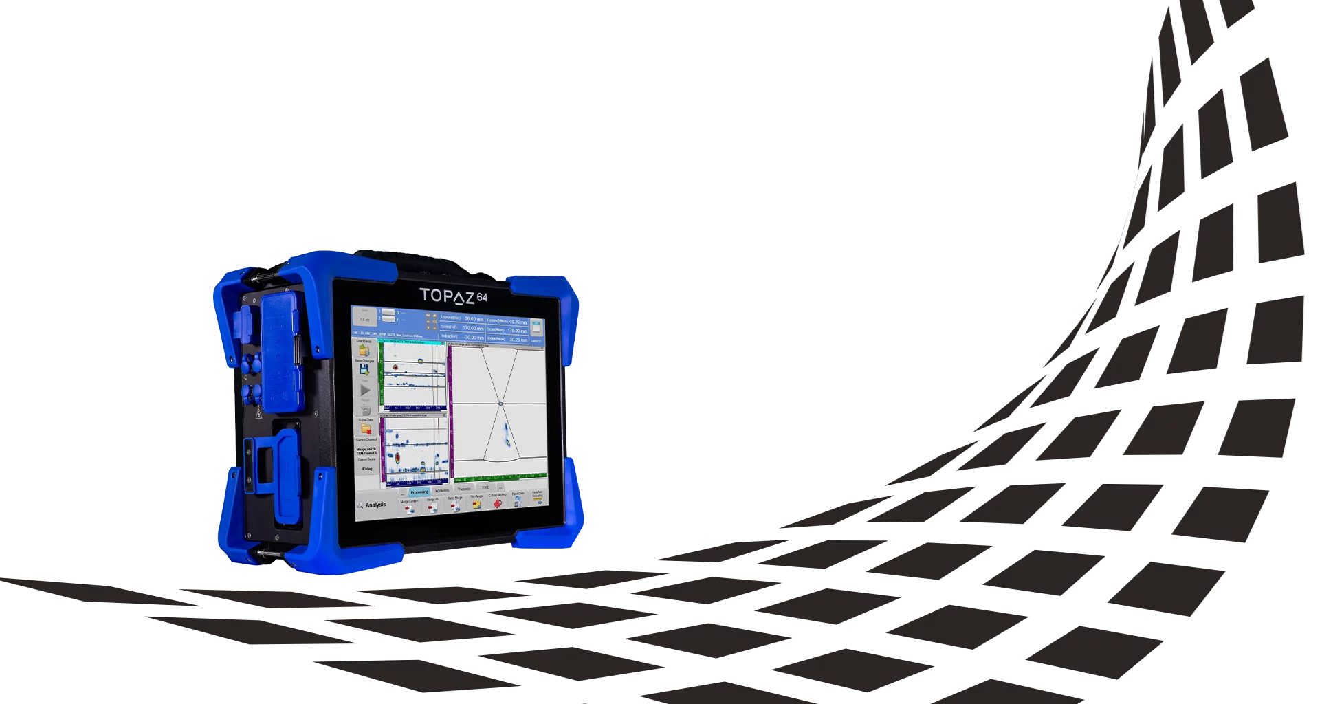 Industrial live FMC/TFM with raw A-Scan data saving