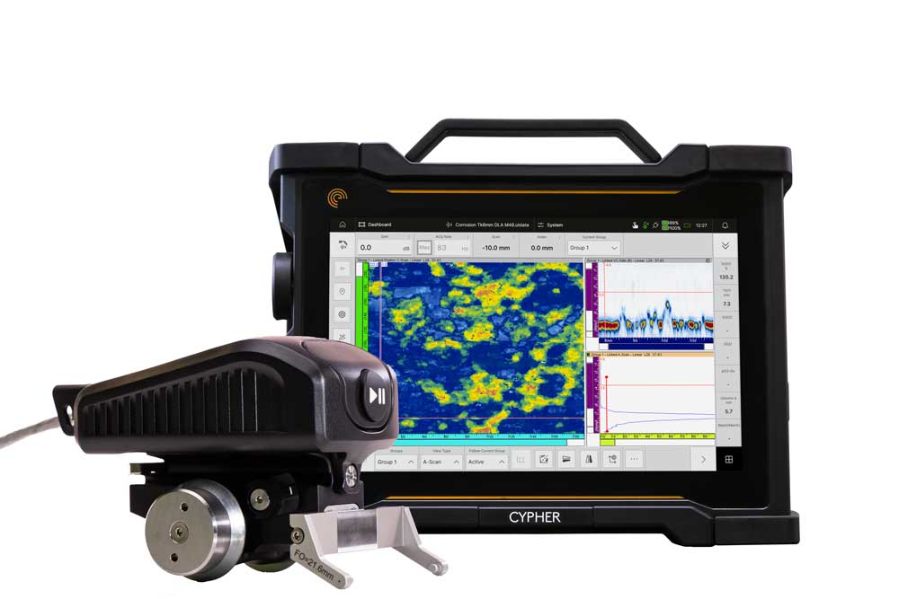 NDT PaintBrush Pipe PAUT Corrosion Mapping